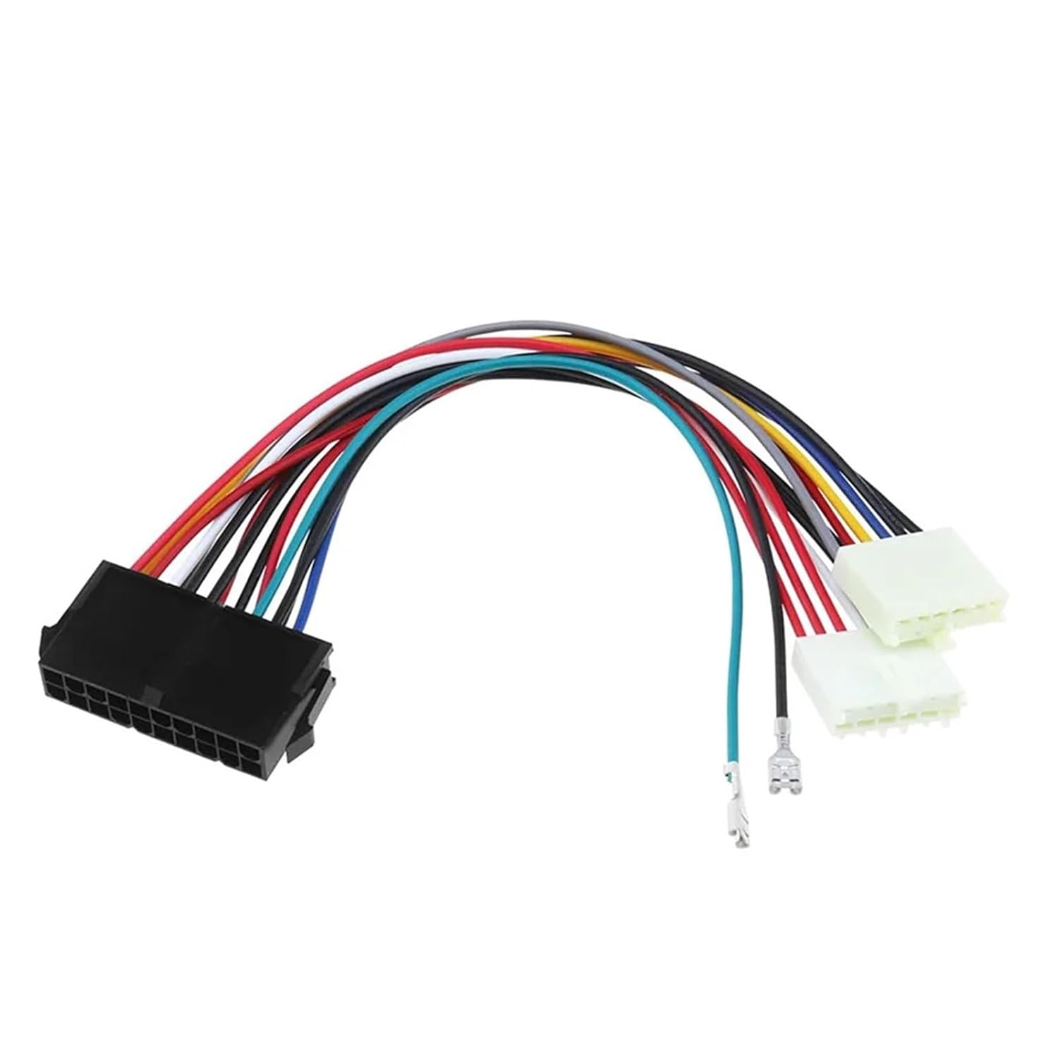 ATX 20pin to at PSU Adapter Converter Cable with P8 & P9 2X 6pin Connectors Power Cord for 286 386 486 586 Computers