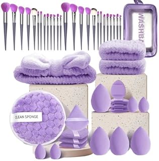 Kit de 47 herramientas de maquillaje profesio...