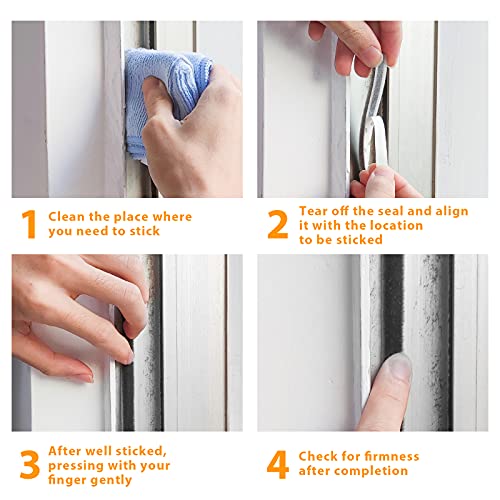 Striscia autoadesiva a spazzola