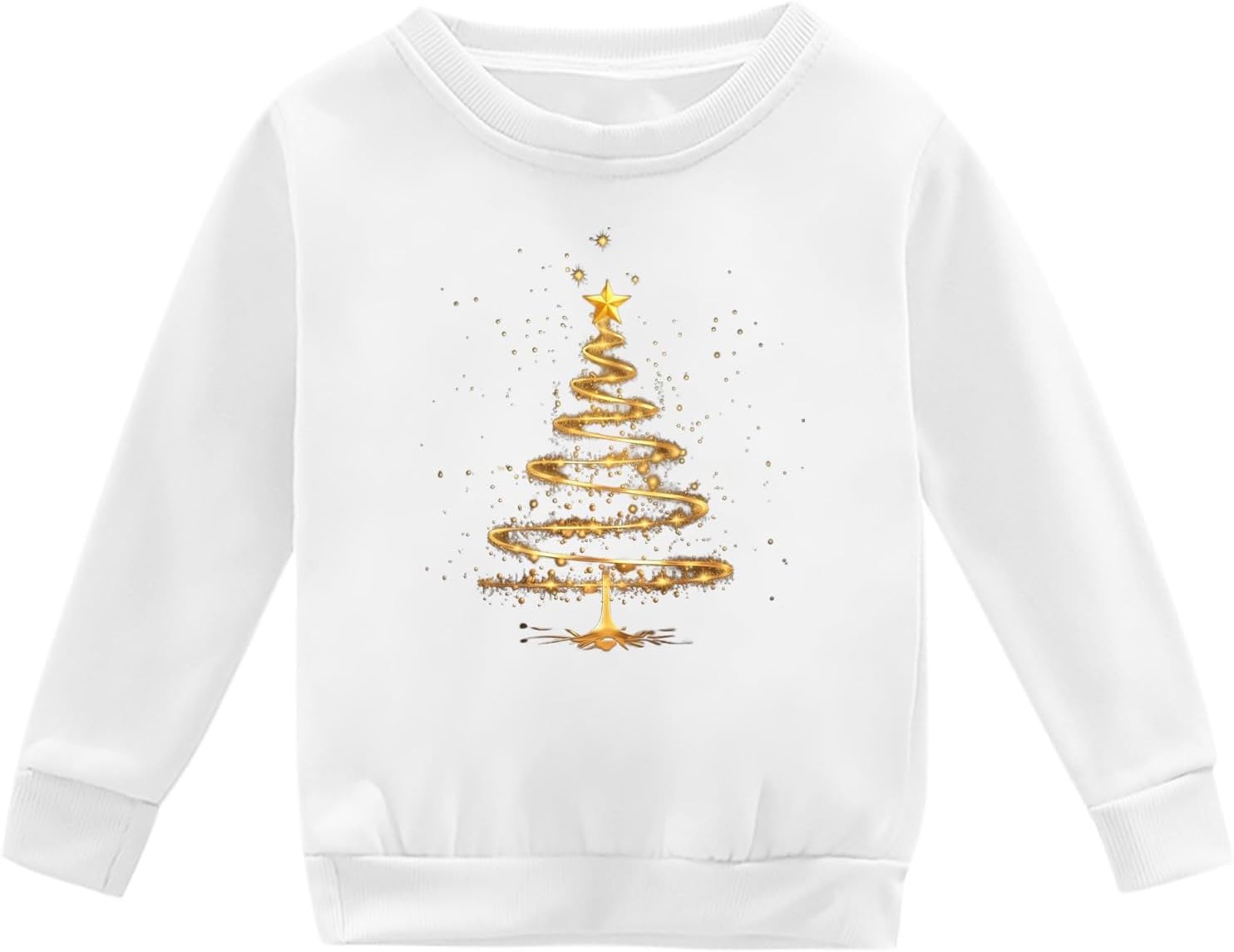 Sweatshirt Long Sleeve Christmas Crewneck Graphic Pullover Top Unisex Youth Cute Comfort Outfit For Xmas Festive Holiday Wear