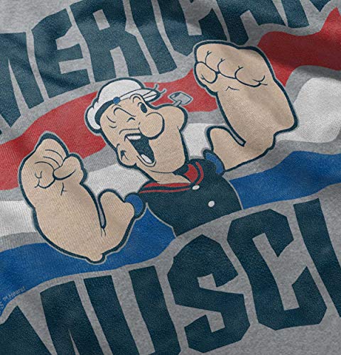 Brisco Brands Popeye The Sailor American Muscle Youth T Shirt Tee Boys4