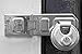Abus 110/195 C Concealed Hinge Pin Hasp, 7-3/4 Inch, Silver