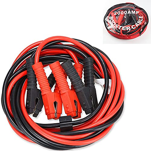 Speed Partner 車 ブースターケーブル 3M 2000アンペア dc12v/24v対応 下位互換性をサポートする 漏れ保護装置付き 安