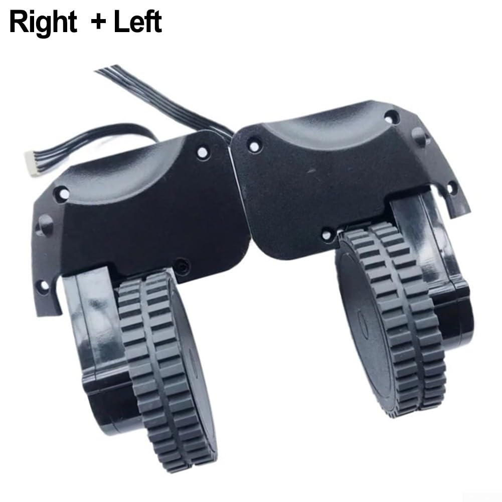 Linkes Rechtes Ersatzrad für Eufy für Robovac R500/15C/G10/25C/30C/35C/11s Staubsaugerroboter Zubehör,staubsauger roboter zubehör für leises Arbeiten(R+LRad)