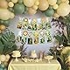 Dschungel Tier 1. Geburtstag Dekor 12 Monate Foto Banner Wild ein Dekorationen Safari Tiere Thema Meilenstein Party Supplies