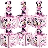 amscan Minnie Mouse Party Table Centerpiece- 8" | Pink | Pack of 6