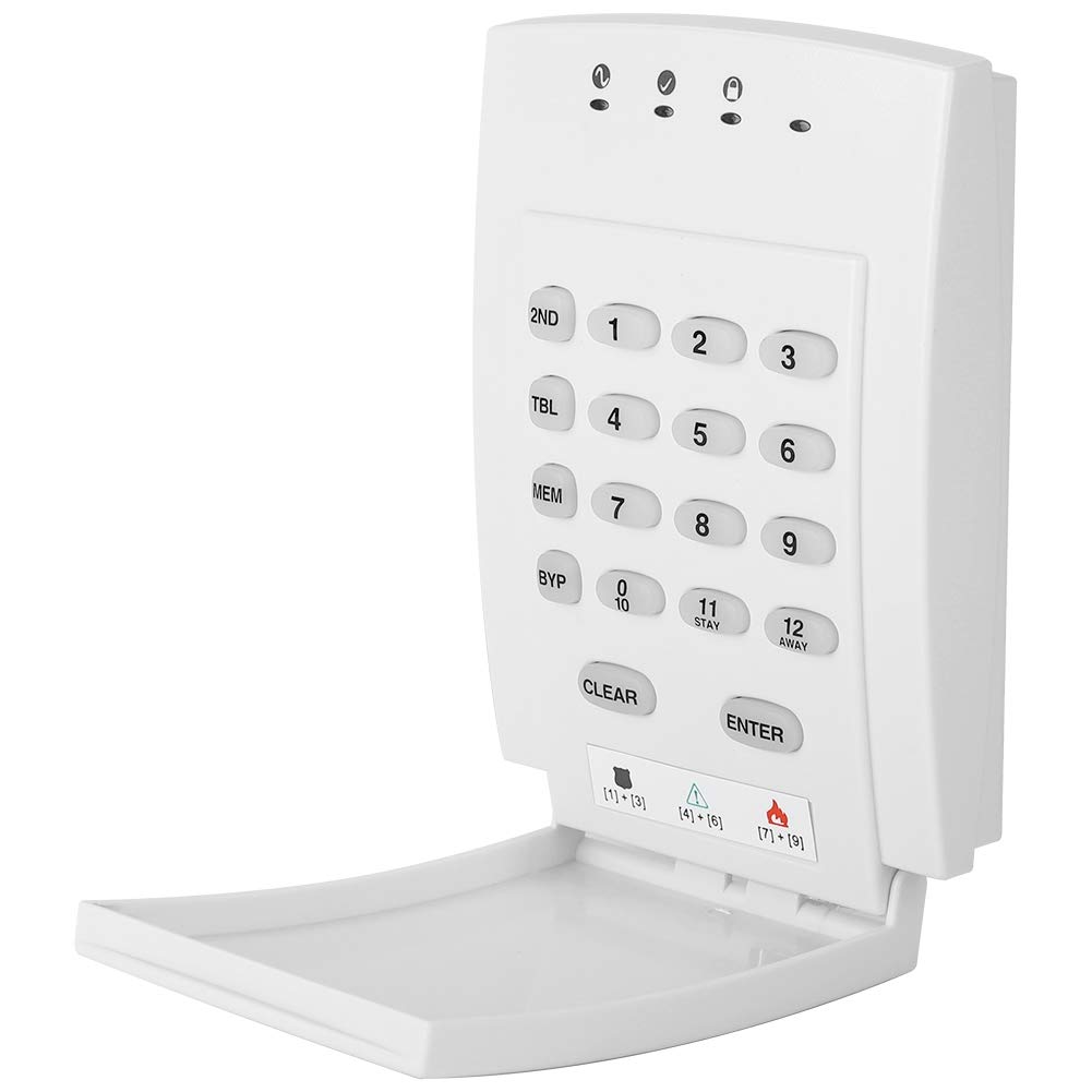 Teclado de control de alarma antirrobo de seguridad para el hogar con un solo botón y brillo: crea tu espacio sin esfuerzo