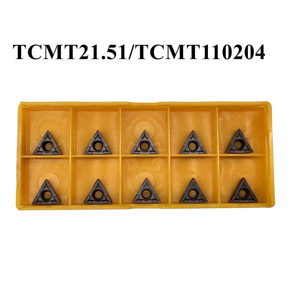 20 inserti in carburo TCMT21.51 TCMT110204 per tornio tornio utensili per acciaio, acciaio inossidabile