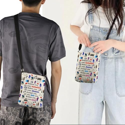 FEELMEM M Musical Inspired Gift Behind You All Your Memories M Theatre Lover Crossbody Purse Shoulder Bag3