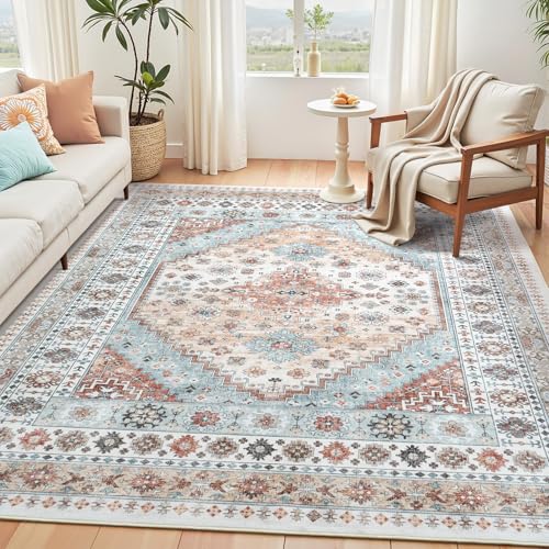 Carpelux 5x7 Boho Floral Carpet