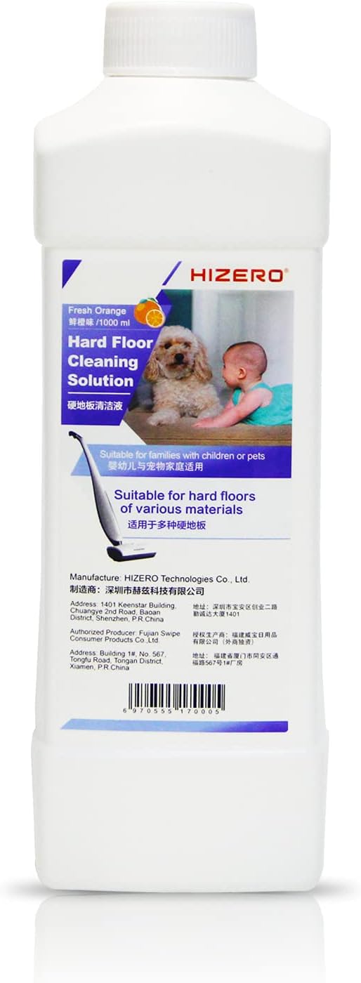 Bionic Mop Hard Floor Cleaner Cleaning Solution & Detergents, Fresh Orange Scent (Fresh Orange)