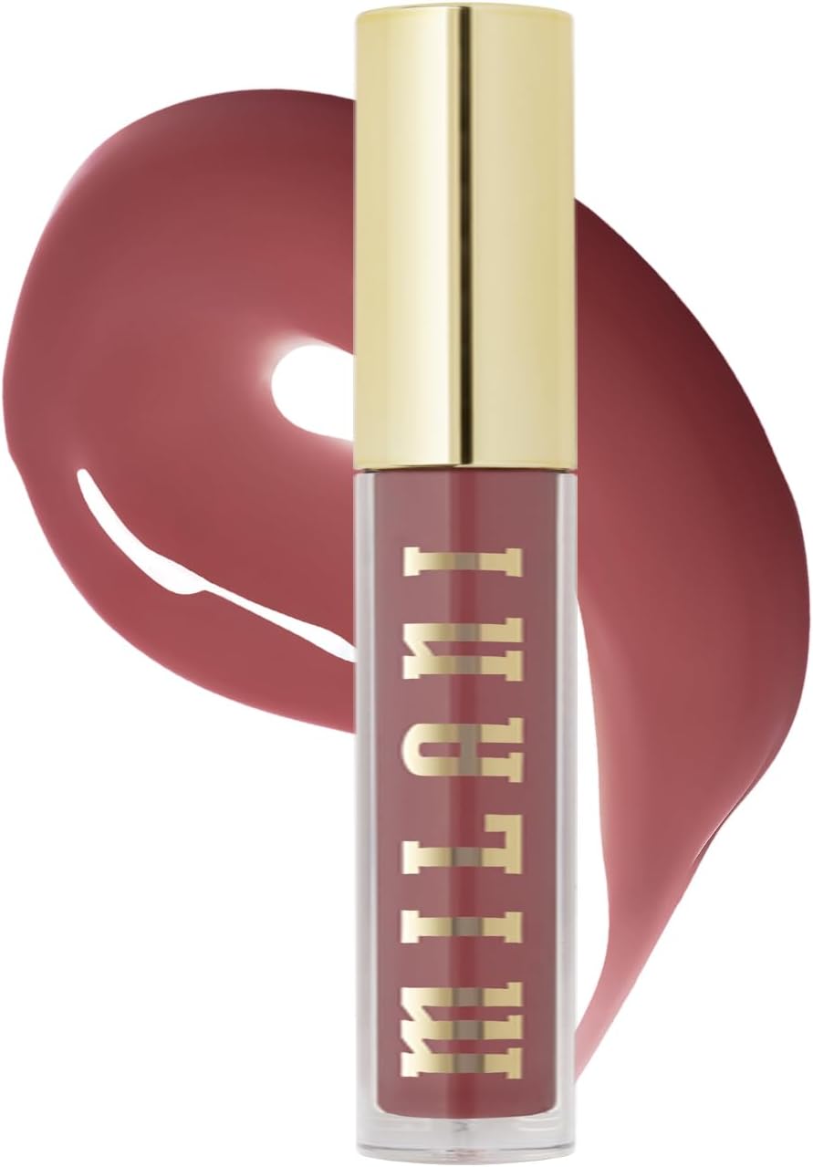 Milani Lip Gloss, Keep It Full Nourishing Lip Plumper with Hyaluronic Acid & Peptides for Soft, Fuller-Looking Lips (0.13 Fl. Oz.) Rosewood