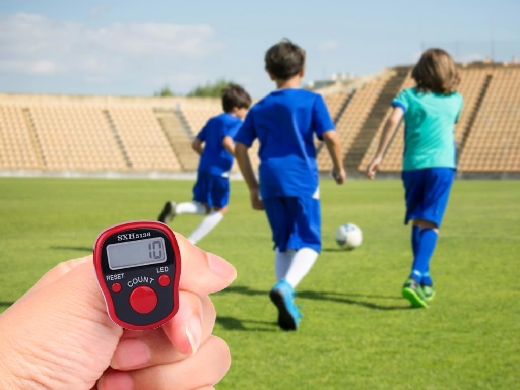 Compteur Manuel Mécanique de Précision, Portable avec Bouton de Réinitialisation, pour Sport, Bureau, Étudiant, Fonction de Sommeil Automatique, Activités Extérieures