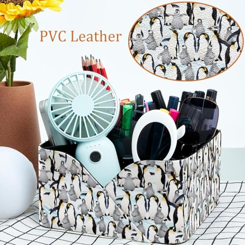 Organiseur de bureau Penguin Empire à 4 compartiments pour stylos - 6