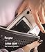 Ringke Slot Card Holder (2 Pack) Designed for Smartphones, Adhesive Stick On Wallet Case Minimalist Slim Hard Premium Credit Card Cash Sleeve - Black