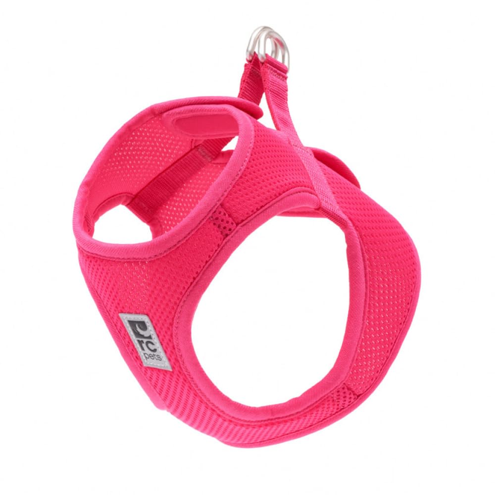 RC Pets - Arnés de malla transpirable para perros pequeños, fácil ajuste y lavable, comodidad durante todo el día, color azalea, talla L