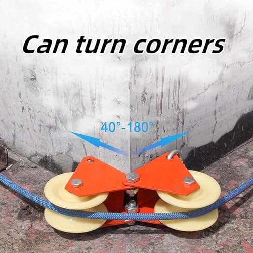 Poulie de levage robuste rétractable pour optimiser vos coins muraux