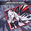 Redragon EISA P047S Anime Gaming Mouse Pad - Smooth Spandex Surface, Anti-Slip Rubber Base, Spill-Resistant, Durable 3mm Thick Design, 13 x 10 inches, Black - Image 5