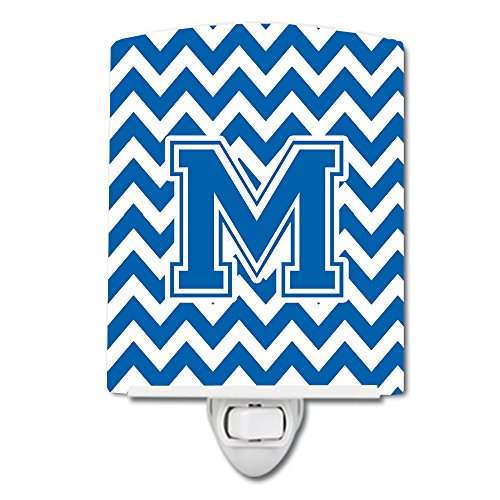 Lámpara de Mesa de Noche Cerámica con Diseño Letter M
