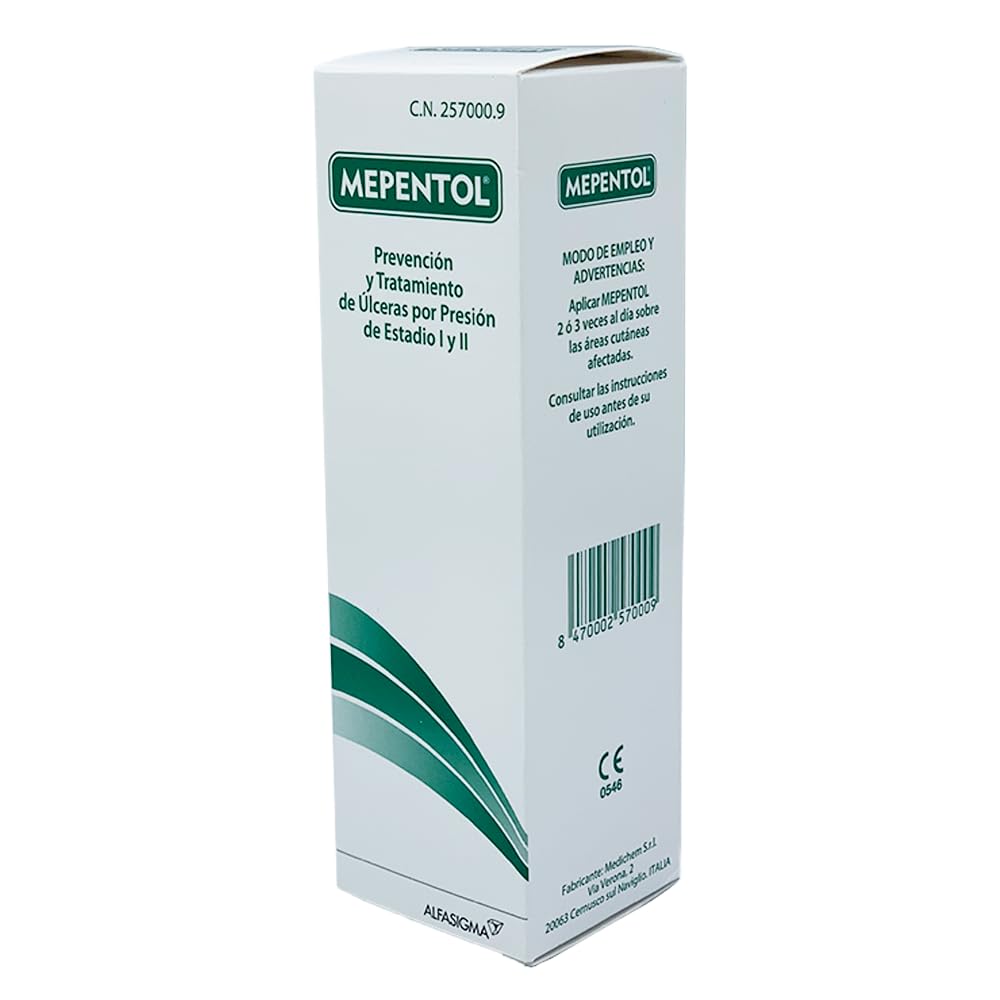 MEPENTOL Prevención y tratamiento de ulceras por presion de estadio I y II, 100 ml