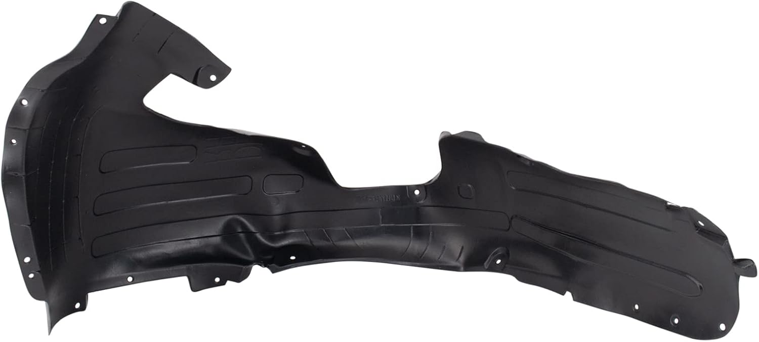 TRQ Front Driver and Passenger Side Inner Fender Liner Set Compatible with 2017-2019 Kia Niro
