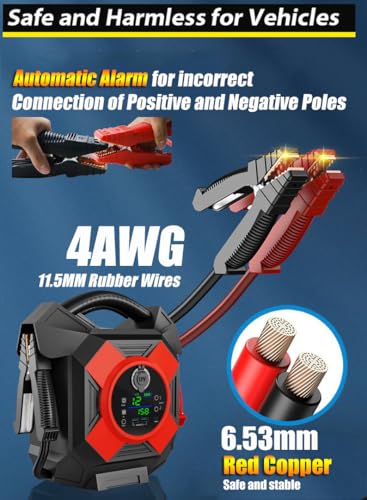 High-Power 30000A Jump Starter for Trucks - 12V Battery Booster - Image 5