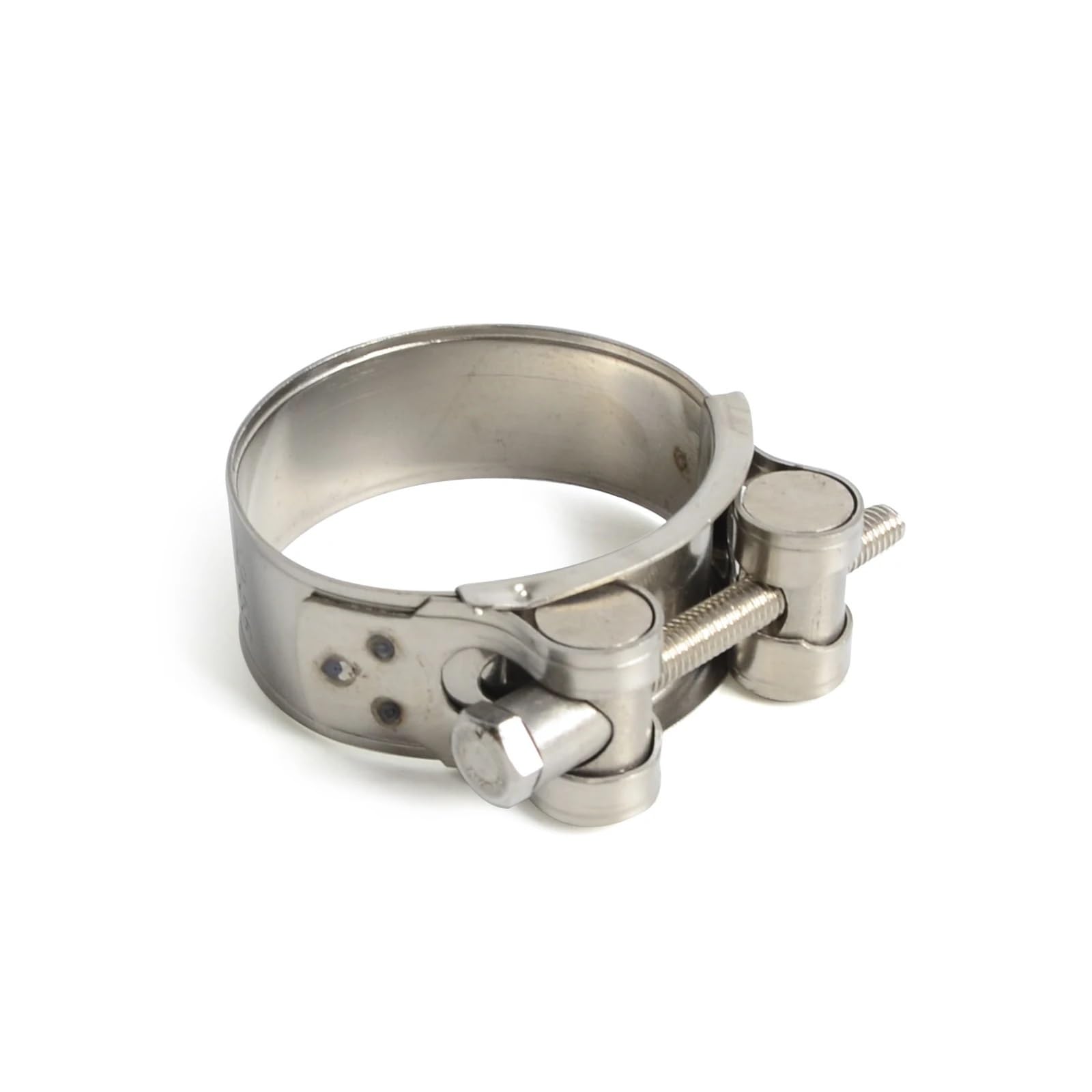 31mm - 62mm Motorrad-Auspuffschelle Edelstahl-Auspuffrohrschellen for die mittlere Auspuffverbindung Feste Dichtung installieren(40-43mm)