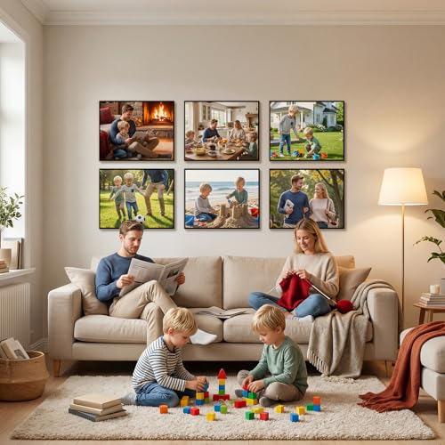 Image of Lavezee 16x20 Picture Frames for Wall 6 Packs, Lightweight 16X20 Frames Display 16 By 20 Photo Picture Artwork for Wall