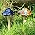 Danmu Garden Decor, 4pcs (Random Color) Ceramic Mushroom for Garden, Yard, Fairy Garden - Lawn Ornament Décor, Pottery Ornament 4.52" in Height