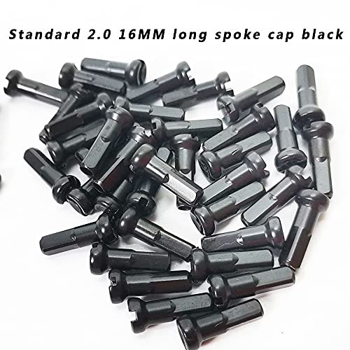 Fahrradspeichen Fahrrad-Speichen DT 2,0 Runde Spokes J-Bend/gerade Pull-Kopf Fahrrad-Speichen-Schwarz-Fahrrad Spokes mit Kupfer Cap Fahrrad Speichen (Color : Straight 32 PCS)