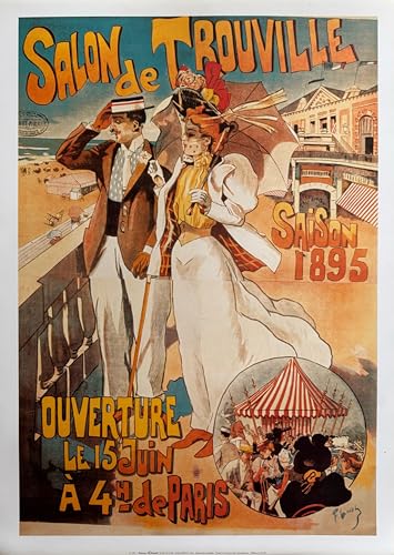 Poster Salon De Trouville Lunel grande affiche murale d'art pour décoration de maison