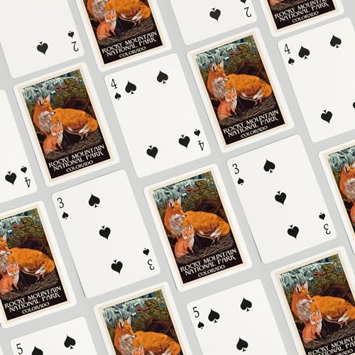 Baraja de cartas poker Rocky Mountain National Park miniatura 4