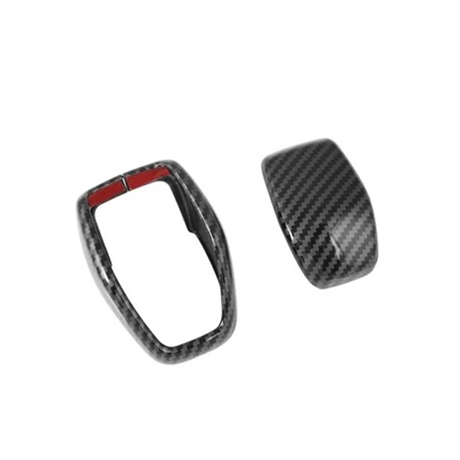 Xexjhqq Carbon Fiber Pattern Gear Stick Knob For Toyota For Rav4 Xa50 For Highlander For Kluger Xu70 For Harrier For Venza Xu80 For Hybrid Abs Car Gear Shift Knob Head Trim Cover(Carbon Fiber Pattern)