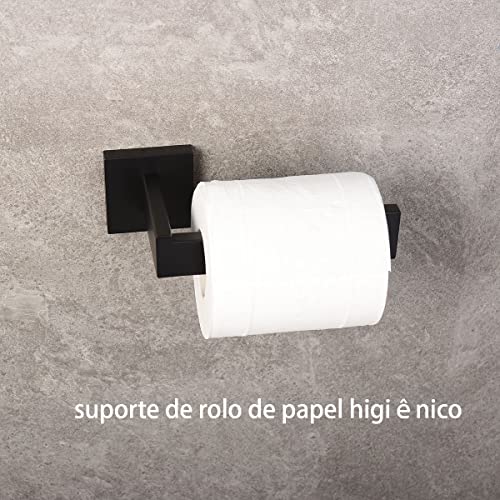 Conjunto de suporte de toalha de acessórios de hardware de banheiro, inclui barra de suporte de toal