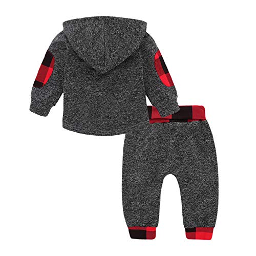 Image of Toddler Baby Girl Clothes Baby Christmas Outfit Long Sleeve Shirt Santa Pants Set Baby Girl Christmas Outfit