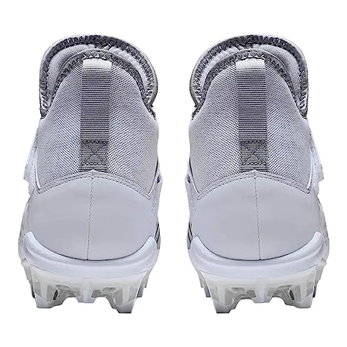 Nike Men's Alpha Menace Pro 2 D Football Cleats - Black/White,7M US4