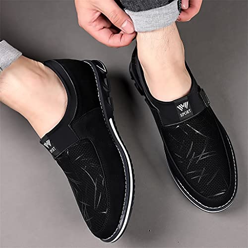 Image of Veslesth Men Casual Shoes Sneakers Loafers Comfort Walking Shoes Fashion Driving Shoes Luxury Leather Shoes for Male Business Work Office Dress Outdoor