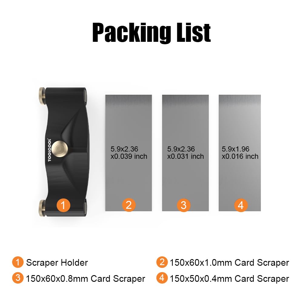 Toolcool Card Scraper Holder - Reduce Hand Strain -4