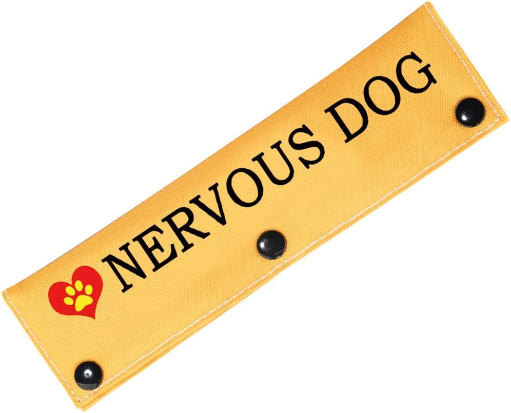 Correa de perro nervioso para perros de rescate, perros ansiosos, correa de manga para perros asustados (nervioso-perro)