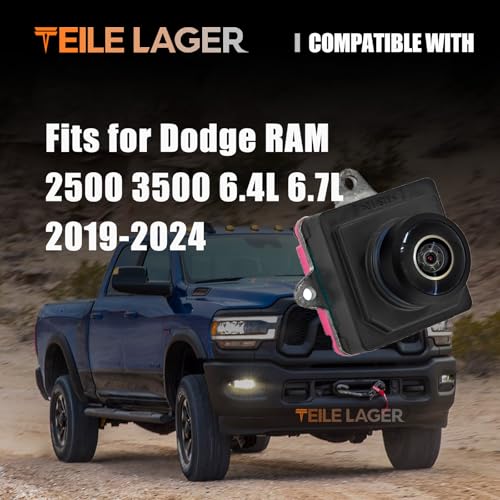 Image of 04672735AD Rear View Camera Compatible witth Dodge Ram 2500 3500 2019-2024 Reverse Backup Camera Reversing Parking Assist Camera 04672735AB