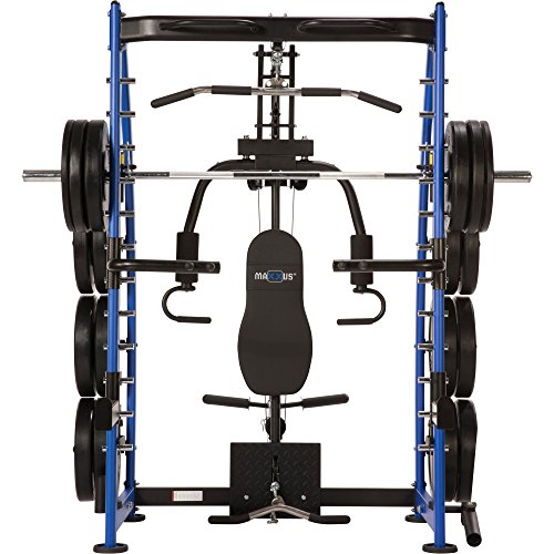MAXXUS Multipresse 8.1 - mit Hantelbank, Langhantelstange, Butterfly, Klimmzug, Dip-Station, Kabelzug, Latzug, Ruderzug… – Bild 3