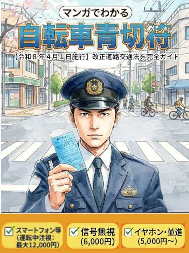 自転車青切符: 【令和8年4月1日施行】改正道路交通法を完全ガイド