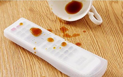 Image of Mshine Remote Protective Silicone Cover Translucent Silicone Anti-Slip, Dust Waterproof Scratch-Resistant Protection Universal Flexible Fit for AC Remote Cover (Small) (16Cm x 5cm) Pack of 1