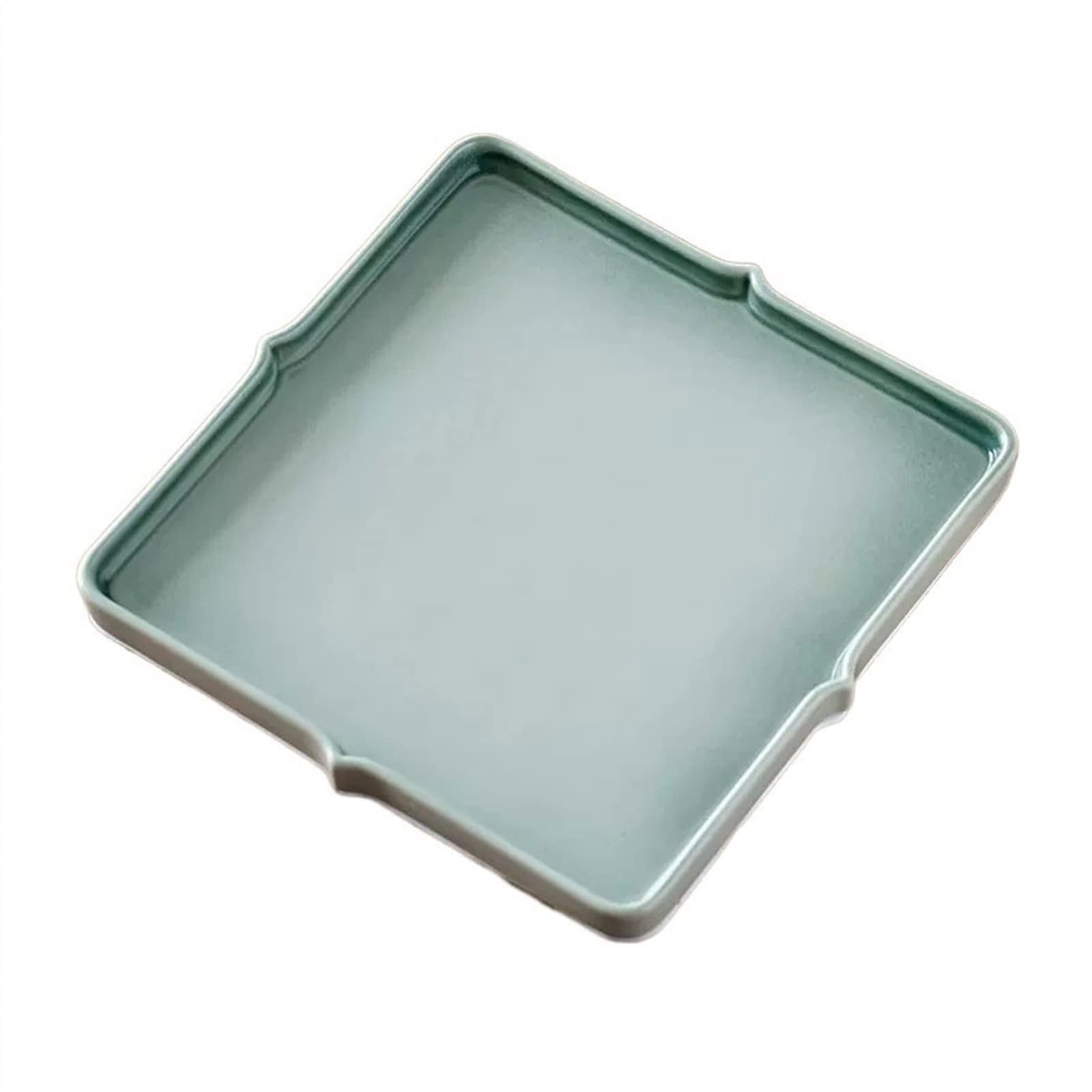 Ceramic Square Serv Tray for Tea Set and Home Table Service