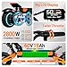 Adults Electric Scooter 60V/2800W High Power Motor 60V 18Ah Battery Up to 33 MPH& 35 Miles Range11 Off-Road Tires Disk Brake Folding Sports Electric Scooter for Teens Daily Commuting (UL 2272tested)