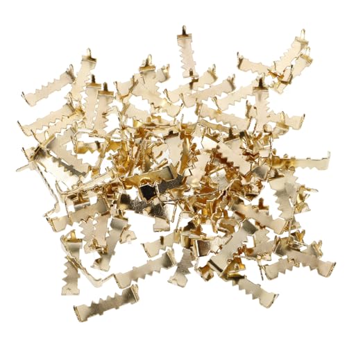 Image of Housoutil 100pcs Picture Frame Hangers Hidden Backing Clips for Easy Photo Wall Display Hardware for Framing and Art Projects Versatile Picture Hanging