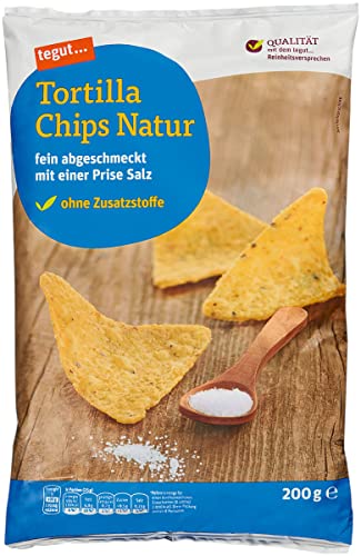 tegut... Tortilla Chips, Natur, 1 x 200 g