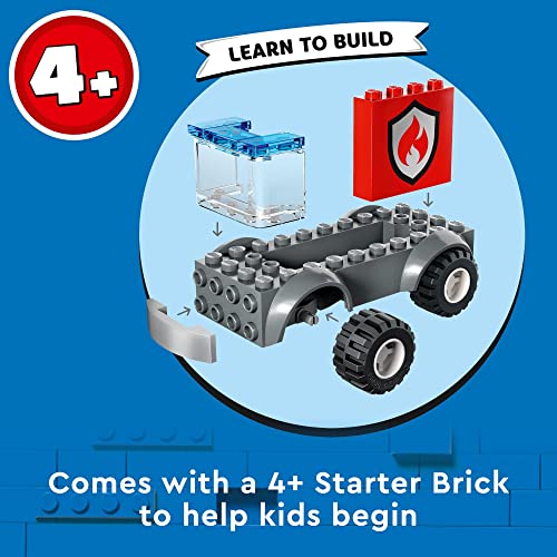 Lego 6425841 City Fire Station And Fire Engine 60375, Pretend Play Fire Station With Firefighter Minifigures, Educational Vehicle Toys For Kids Boys Girls Age 4+ thumb #5