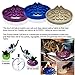 Slow Feeder Cat Bowl - Veterinarian Designed - Enrichment and Activity for Cats - Large Size - Bamboo Cat Puzzle Feeder