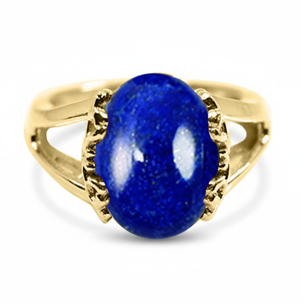 55Carat Choose Your Color Genuine Stone Ring 18K Gold Plated Oval Handmade Jewellery for Gift Sizes 4-13